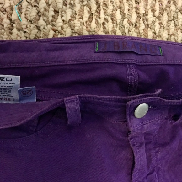 J Brand Purple Skinny Jeans/Pants, SZ 25 - Picture 2 of 3